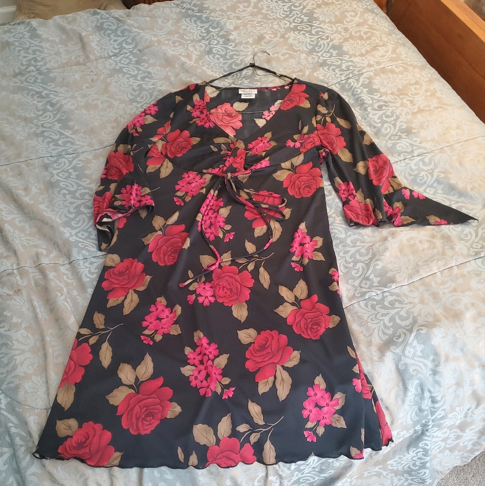 Kathie Lee Woman Floral Maxi Dress